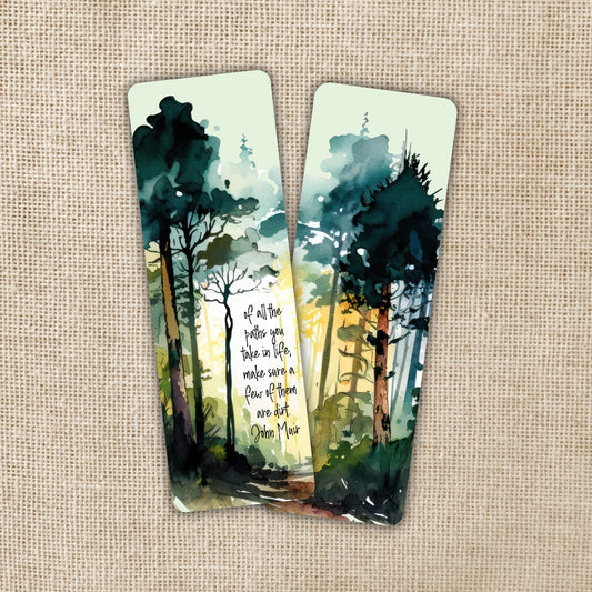 PATHS IN LIFE JOHN MUIR BOOKMARK