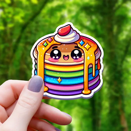 PRIDE PANCAKE STACK STICKER