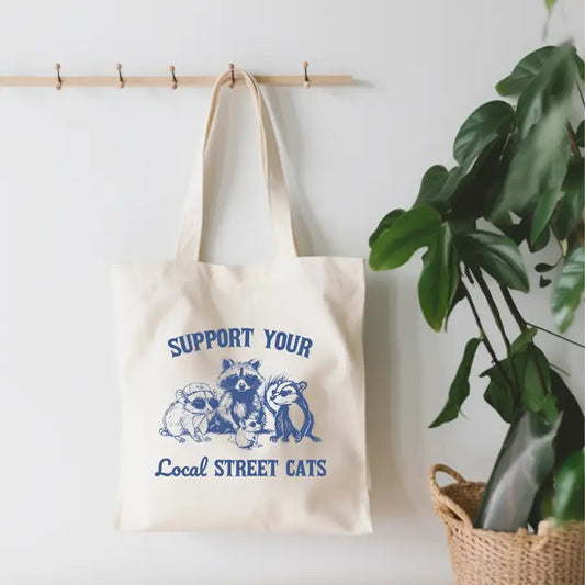 SUPPORT YOUR LOCAL STREET CATS TOTE BAG