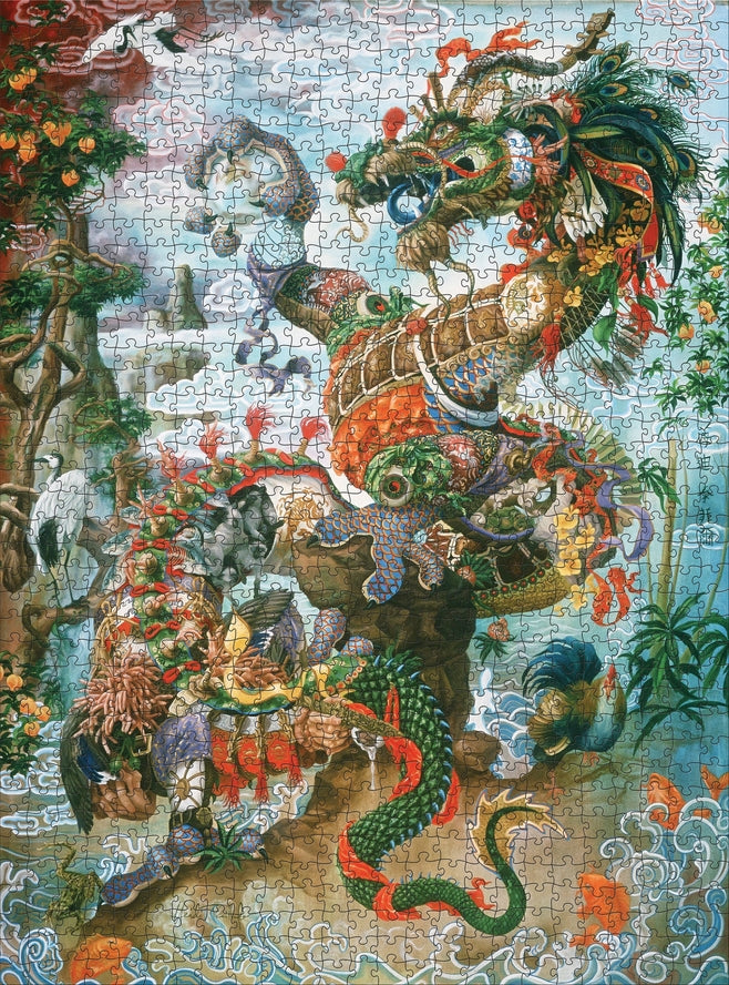 DRAGON OF THE YANGTZE BY HEIDI TAILLEFER 1000PC PUZZLE