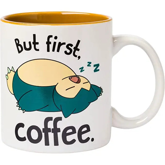 POKEMON SNORLAX BUT FIRST COFFEE MUG 20oz