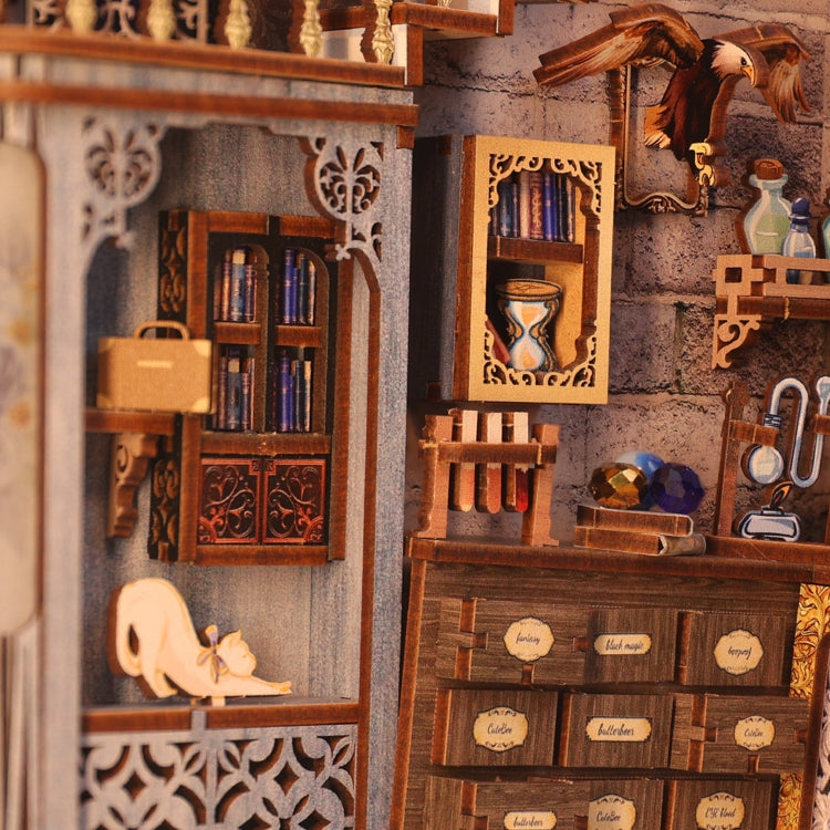 NEBULA ROOM 3-D WOODEN MINIATURE BOOK NOOK KIT