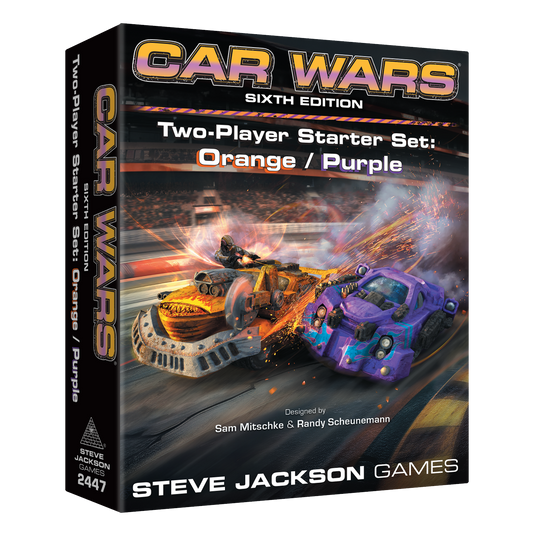 CAR WARS 2 PLAYER STARTER ORANGE/PURPLE