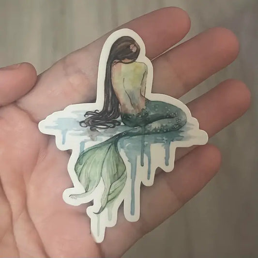 WATERCOLOR MERMAID STICKER