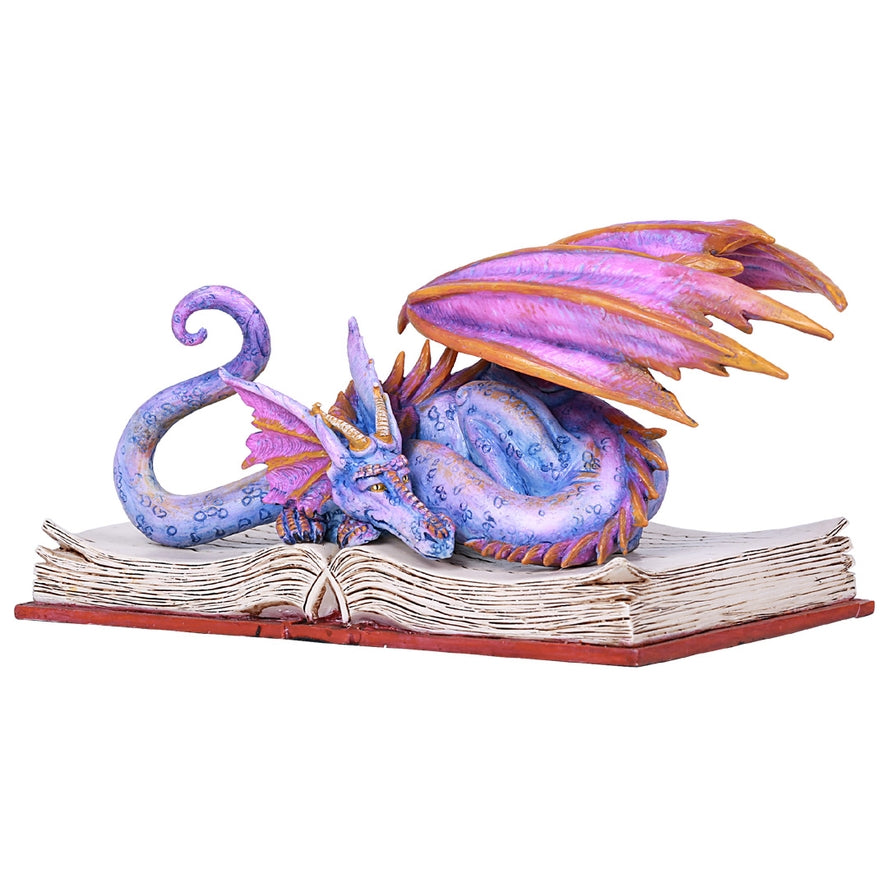 BOOK WYRM DRAGON STATUE BY AMY BROWN