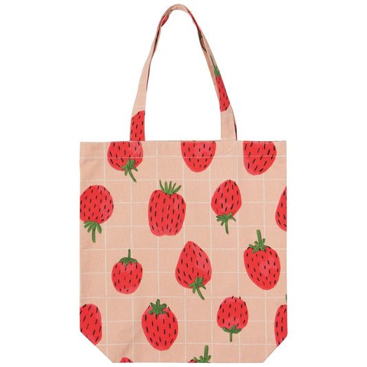 STRAWBERRY CANVAS TOTE BAG BY DANICA STUDIO