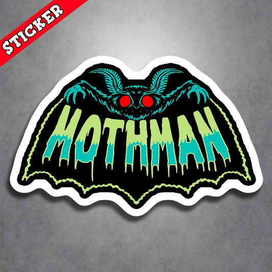 MOTHMAN HARBRINGER OF DOOM STICKER