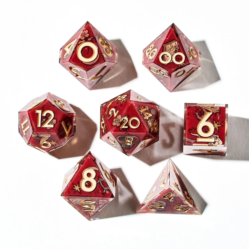 DISPEL ELDRITCH GRIMOIRE ICONIC 7PC DICE SET