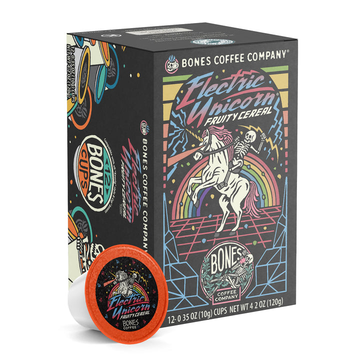 BONES COFFEE ELECTRIC UNICORN K-CUPS