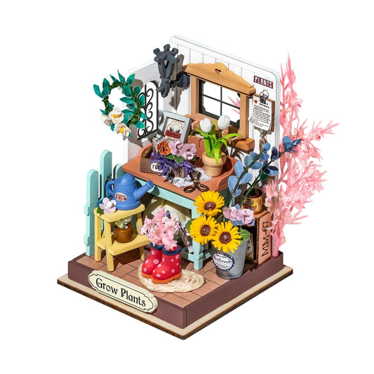 DREAMING TERRACE GARDEN 3-D WOODEN MINIATURE KIT