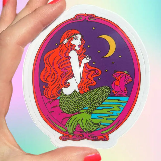 ART NOUVEAU MERMAID STICKER