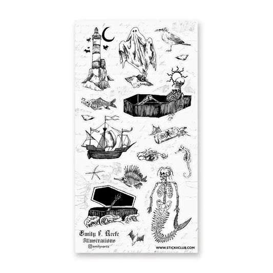 HAUNTED SEAS STICKER SHEET