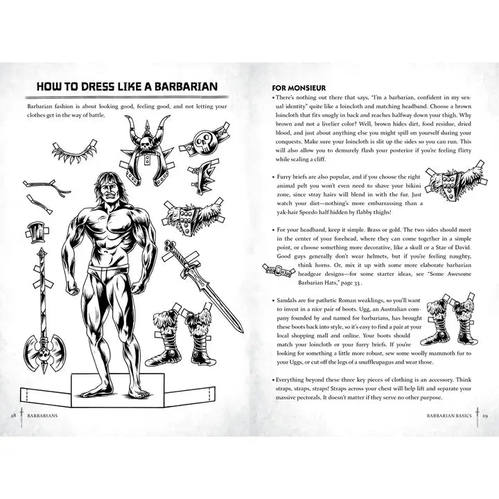 BARBARIANS: A HANDBOOK FOR ASPIRING SAVAGES BY BENJAMIN CHADWICK