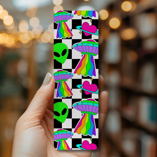 UFO RAINBOW PRIDE BOOKMARK