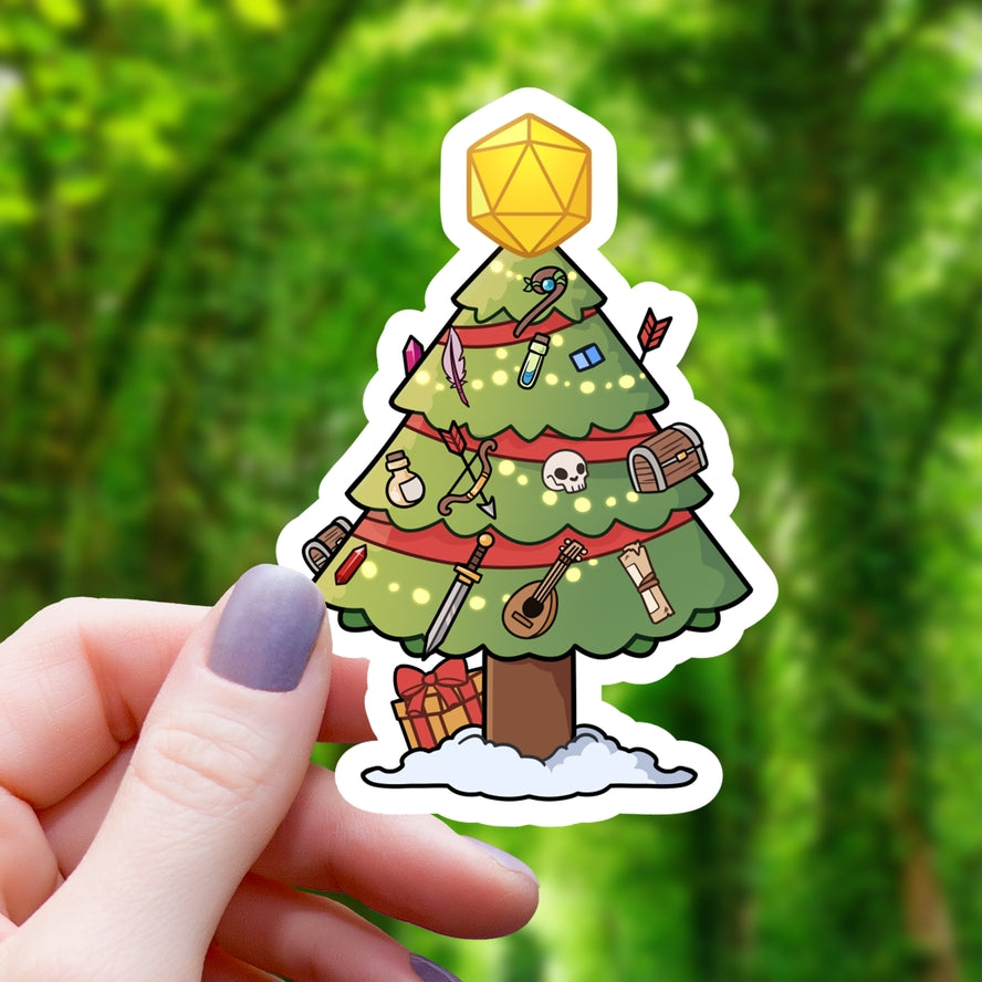 RPG CHRISTMAS TREE STICKER