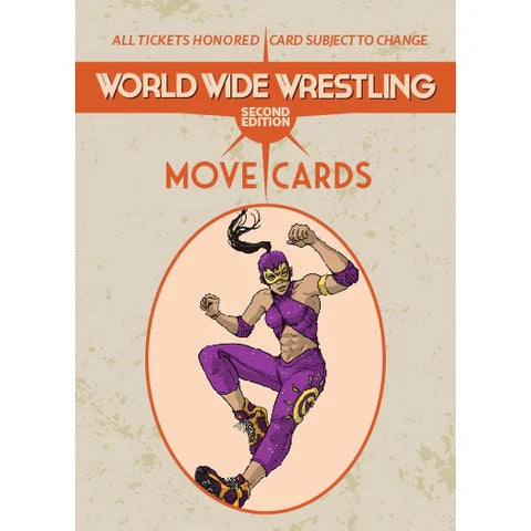 WORLD WIDE WRESTLING RPG 2ND ED MOVE CARDS