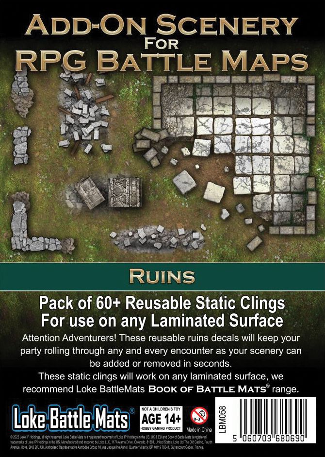 ADD ON SCENERY FOR RPGS: RUINS