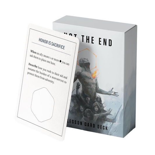 NOT THE END RPG LESSON CARD DECK