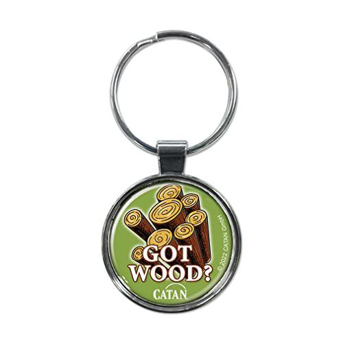 CATAN GOT WOOD? KEYCHAIN