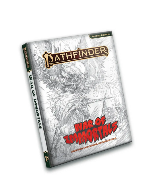 PATHFINDER 2E WAR OF IMMORTALS SKETCH COVER