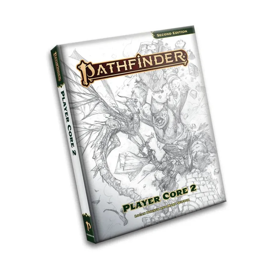 PATHFINDER 2E REMASTERED SKETCH COVER CORE RULEBOOK: PLAYER 2