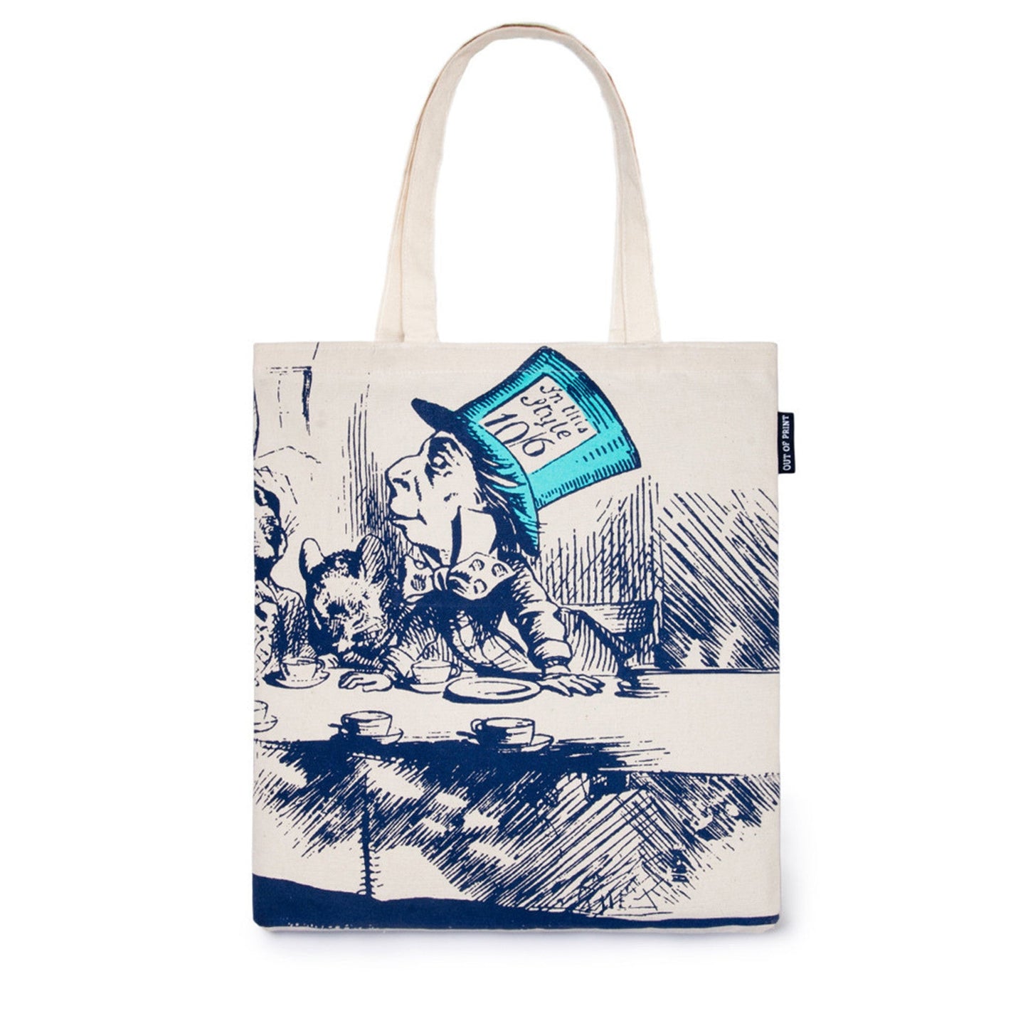 ALICE IN WONDERLAND TOTE BAG BY OUT OF PRINT