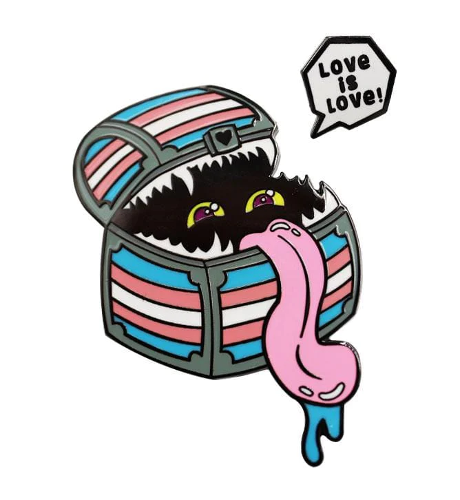 MIMIC PRIDE PIN - TRANS