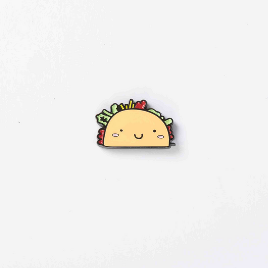 TACO ENAMEL PIN