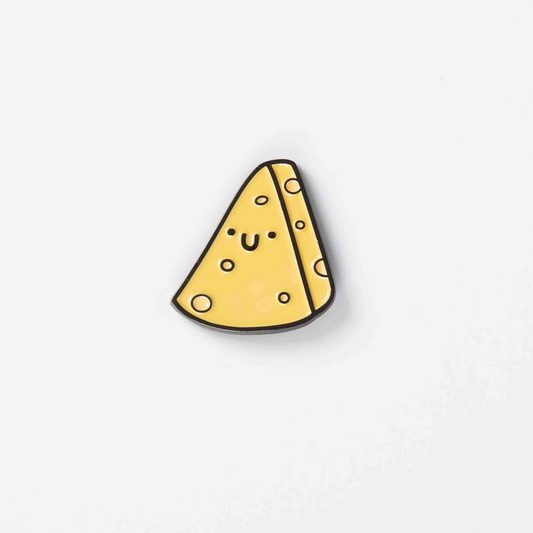 CHEESE ENAMEL PIN