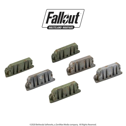 FALLOUT WASTELAND WARFARE: MILITARY BARRICADES