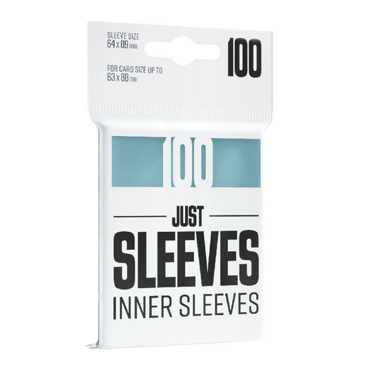 JUST SLEEVES INNER SLEEVES 100 SLEEVE PACK