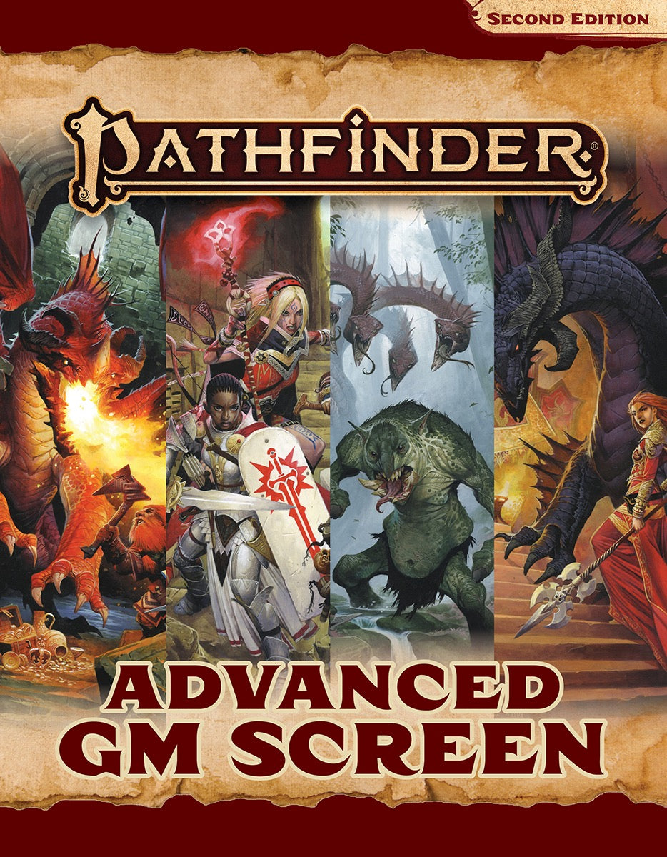 PATHFINDER ADVANCED GM SCREEN 2E