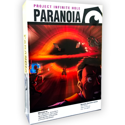 PARANOIA RPG R&D PROJECT INFINITE HOLE BOX SET